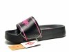 Klapki damskie 39 LEE COOPER 3530 czarne różowe